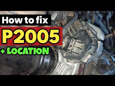 P2005 | P2005 Intake Manifold Runner Control Stuck Open Bank 2 | code p2005 | p2005 obd2