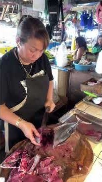 Pang Prito Tanan Cut #fillet #tunafish #meatmarket #yellowfintuna #thaifood #fish #fishing #food