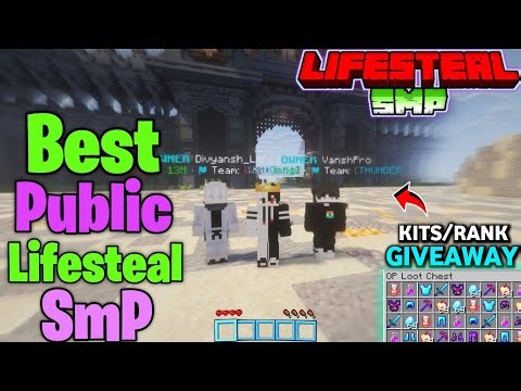 Best Minecraft Lifesteal Public Smp Server 2026 ❤️‍🔥 | Java & Cracked | 24/7 Online | Free To Join