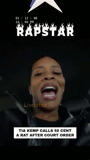 Tia Kemp Calls 50 Cent A "RAT" After The Judge's Order 😳🤬💯