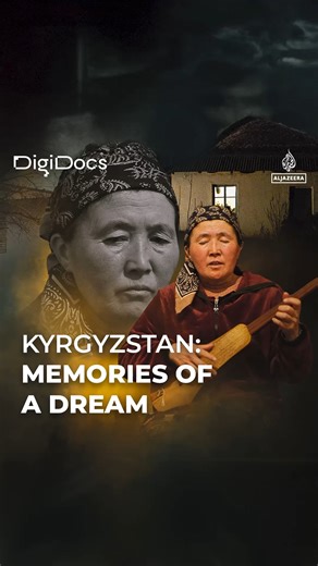 “Let us not grieve for what has passed in this life that is given only once.” . In the remote Kyrgyz village of Balykchy, a grandmother wearied by routine finds her spirit revived by playing her komuz - an ancient Kyrgyz stringed instrument - awakening the dream she left behind long ago. . Watch Memories of a Dream by Danysh Akylbekov and produced by Madaniyat Entertainment, part of Al Jazeera DigiDocs. . ▶️ youtu.be/pyL5ChLuzFE | Al Jazeera English