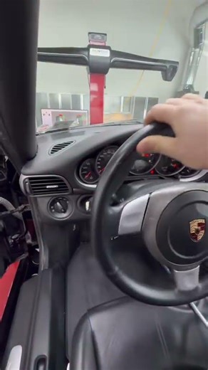 #997 #porsche911 getting a wheel alignment!
