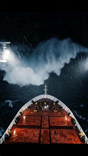 NORTH SEA: Midnight Rogue Wave Hits Hard! 😱🚢