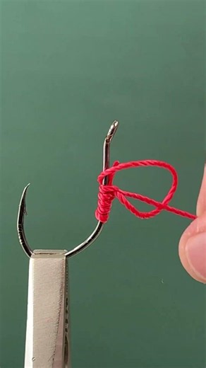 Strongest Fishing Hook Knot #diy #fishinghook #trick