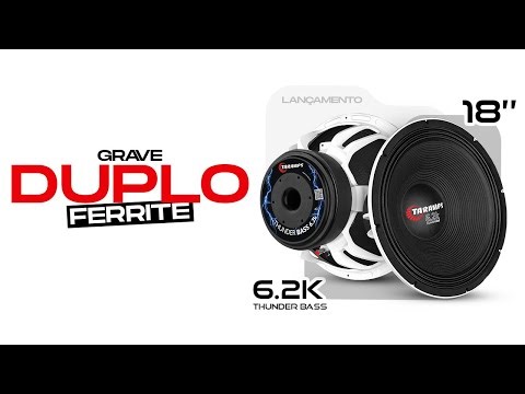 Thunder Bass 6.2K 18 polegadas - Duplo Ferrite