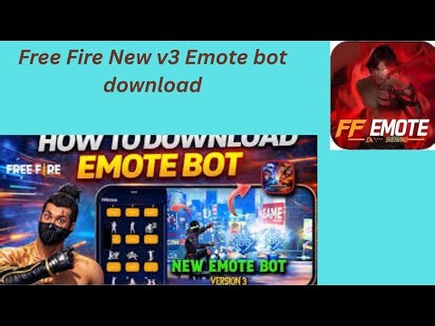 Free Fire 100% working Emote bot OB53 update anti ban how to download