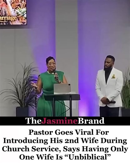 Pastor Goes Viral For Introducing His Second Wife During Church Service, Says Having Only One Wife Is “Unbiblical”
