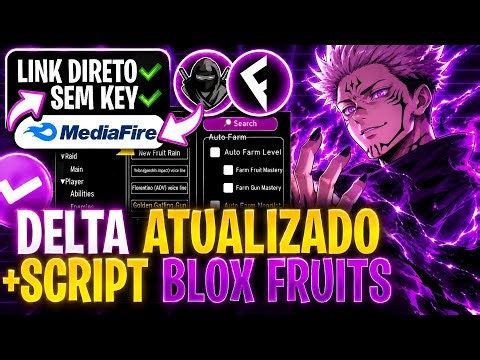 MELHOR SCRIPT BLOX FRUITS PARA CELULAR/PC SEM KEY (LINK DIRETO) + EXECUTOR DELTA ATUALIZADO ROBLOX