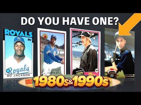 1980s & 1990s Baseball Cards That Are NOW WORTH THOUSANDS! 💸 Don't Throw Them Away! #cardvalues