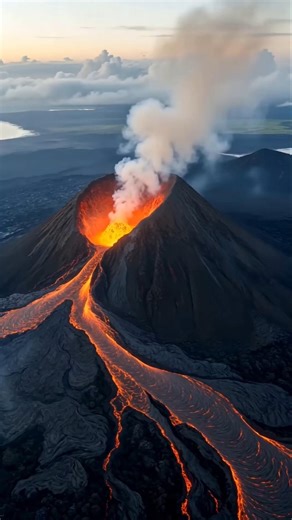 Underwater Volcanic Eruption - Fire In the Ocean ! #ocean #volcano #marinelife