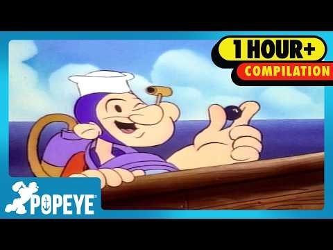 POPEYE VS BLUTO: BIGFOOT TROUBLE, THE SEA HAG'S MAGIC | Popeye And Friends