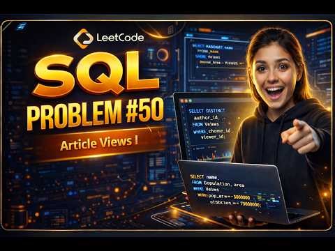 LeetCode 1148 Article Views I Solution | SQL | Easy Problem