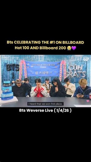 Bts Weverse Live ( 1/4/26 )