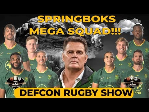 Rassie Erasmus's Big 70 Man Springbok Squad: Defcon Rugby Breaks the Team Down!