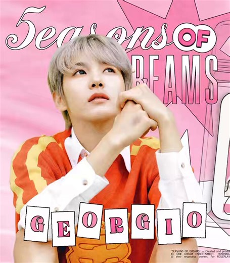 ㅤ𝗔𝗕𝗢𝗩𝗘 𝗧𝗛𝗘 𝗦𝗞𝗬𝗟𝗜𝗡𝗘 𝗔𝗗𝗦:This is still from Our Dream's special album, 5EASONS OF DREAMS. Press play and let Georgio walk you through the year in a few minutes. You might feel spring in your chest with summer in your smile in your memory peace.ㅤ