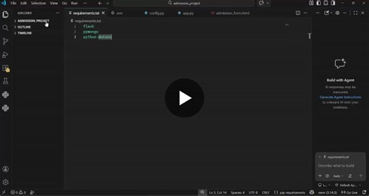#python #mongodb #pymongo #webdevelopment #cse #studentproject #learningjourney | Spandana Naik