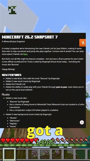 Minecraft Java Just Changed FOREVER…#minecraft #minecraftshorts #shorts #minecraftsnapshot