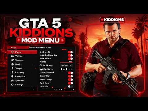 [NEW] GTA 5 Mod Menu PC 2026 / Free Kiddions Cheat, Money Hack & Online Mods (WORKING)