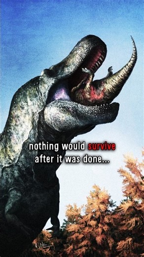 imagine seeing a T-Rex at the zoo… ☠️🦖 #dinosaurs #prehistoric