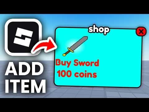 How To Add Items & Currency To Shop In Roblox Studio - Full Guide
