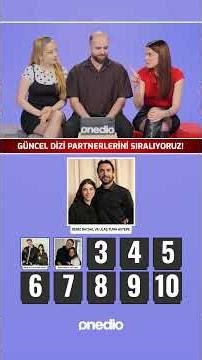 Güncel Dizi Partnerlerini Sırala 😂 İsFad vs OrEl 😂 #shorts #shortsvideo