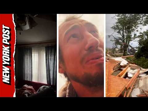 Complete Shock After Surviving Tornado That Ripped Through Home