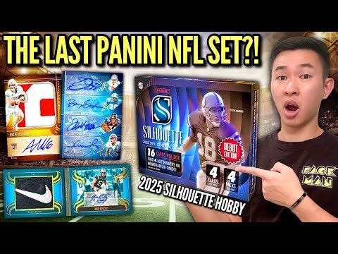 IS THIS PANINI'S LAST EVER NFL RELEASE?! 😳🔥 2025 Panini Silhouette Football Hobby Box Review x2