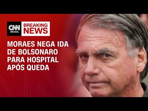 Moraes nega transferência de Bolsonaro a hospital e exige laudo médico | CNN 360º