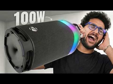 Did NOT Expect This Sound from a ₹6999 Portable Party Speaker 🔥 Zeb Axon 500