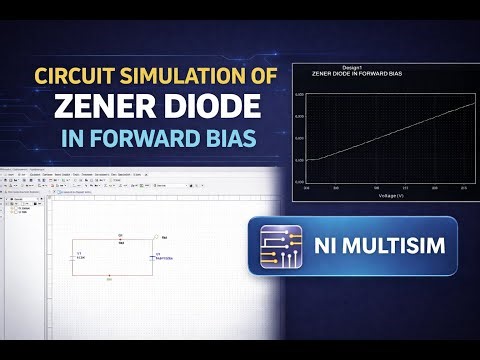 SIMULATION OF ZENER DIODE IN FORWARD BIAS USING MULTISIM