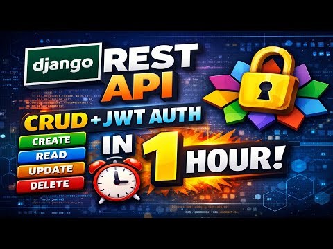 Build a Django REST API with JWT Authentication (CRUD Tutorial)