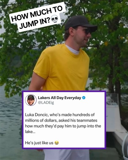 Luka Doncic is ONE OF US😭