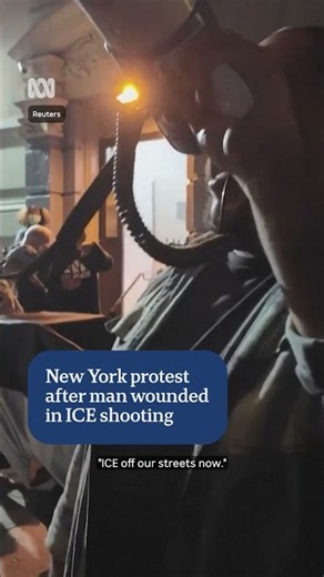 New York protest after man wounded in ICE shooting | ABC NEWS