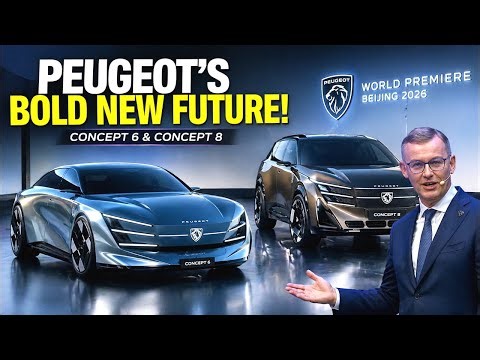 Peugeot Concept 6 and 8 World Premiere