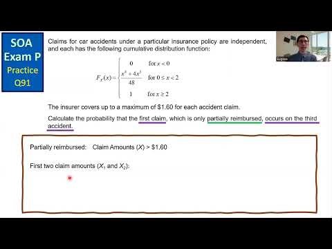 SOA Exam P Practice Q91