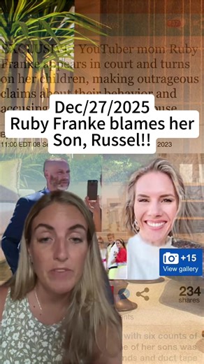 Shocking Courtroom Claims: Ruby Franke Blames Her Son, Russell, for Family Turmoil! 😱👀 #RubyFranke #CustodyBattle #FamilyDrama #TrendingNews #fyp #viral #news #chadfranke #kevinfranke #julielouise1975 #jodihildebrant #rubyfrankearrest #sharifranke #foryou #8passengers