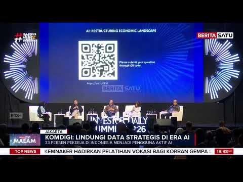 Adopsi AI Indonesia Tinggi, Komdigi Tekankan Kualitas Data. #beritasatumalam