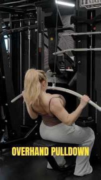 how to execute overhand pull down properly