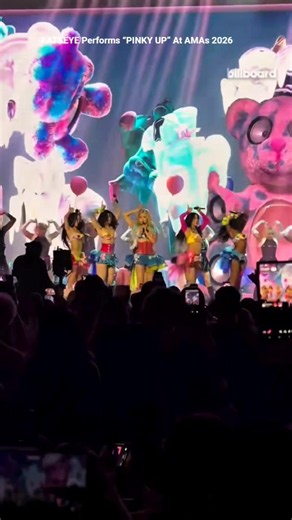 KATSEYE Performs “PINKY UP” At AMAs 2026 🔥 Their Stage Presence Is INSANE!