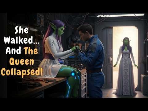 The Alien Queen Dropped Her Crown When Her Paralyzed Daughter Walked — Because of One Human | HFY