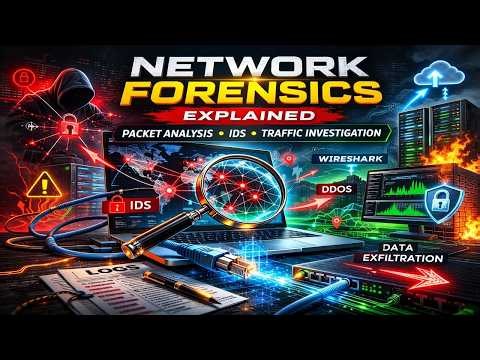 Network Forensics Explained | Packet Analysis, IDS & Traffic Investigation Deep Dive