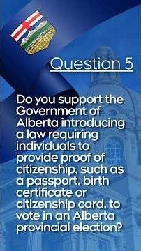 Alberta Referendum Explained: Question 5