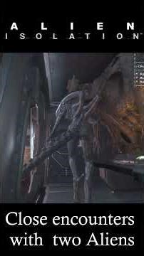 Surviving Two Aliens #horrorgaming #alienisolation