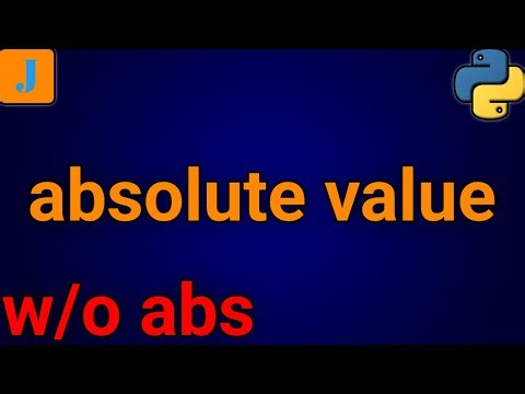 How To Get Absolute Value In Python Without Using abs