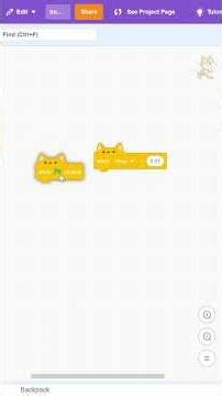 How to code a stop sign clicked block #scratch #coding #programming