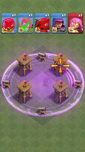 Archer Family vs Level 1 Defense Formation 🔥| Clash of Clans