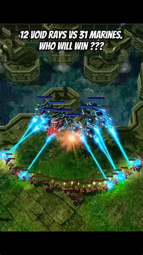12 Void Rays vs 31 Marines | SC2.BattleRumBle #sc2 #rts #starcraft2 #스타크래프트2 #UnitBattle