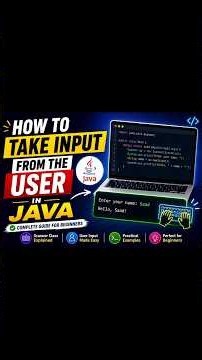 Java Scanner Class Tutorial | Taking User Input in Java 📚 #java #programming #javatutorial