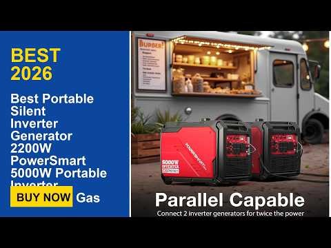 Best Portable Silent Inverter Generator 2200W PowerSmart 5000W Portable Inverter Generator Gas