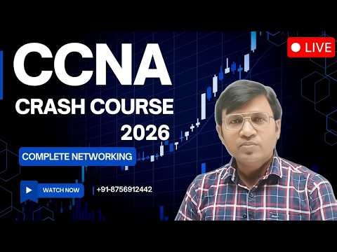 🔴 LIVE – CCNA Crash Course for Beginners 2026 | Complete Networking Basics in One Class | ICNT Gyan